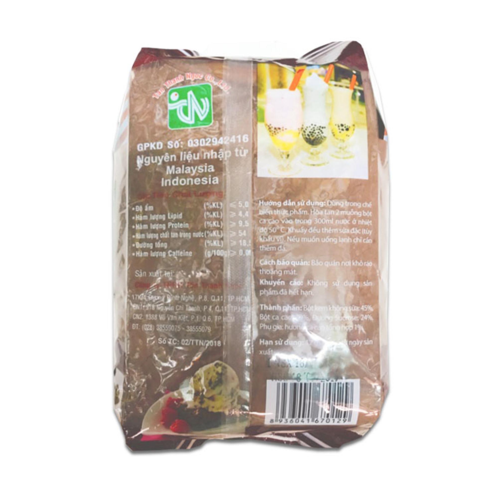 Bột cacao Đắng Malaysia gói 500g /100g