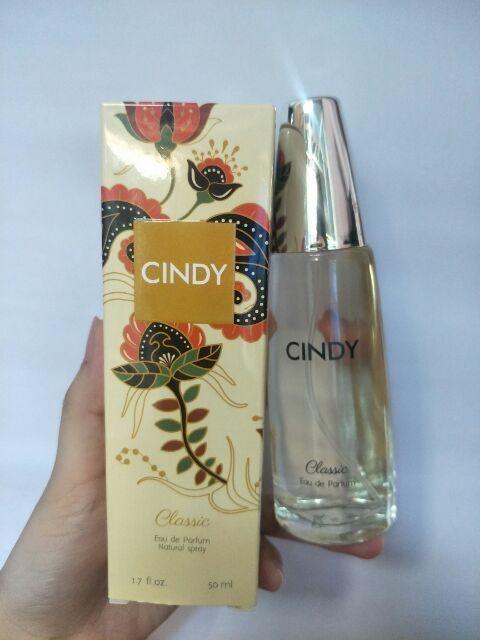 Nước hoa cindy 50ml mẫu mới