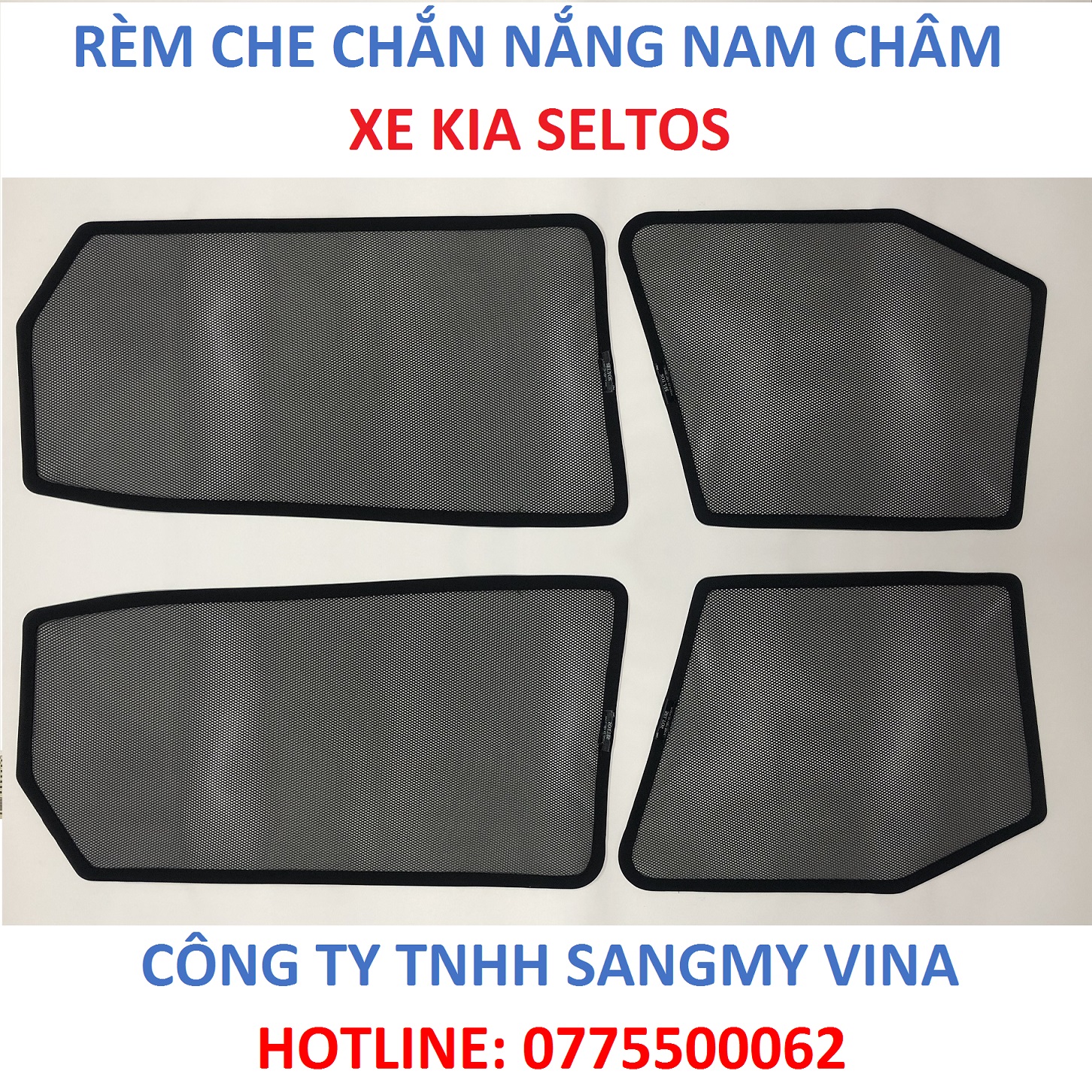 RÈM CHE CHẮN NẮNG NAM CHÂM XE KIA SELTOS