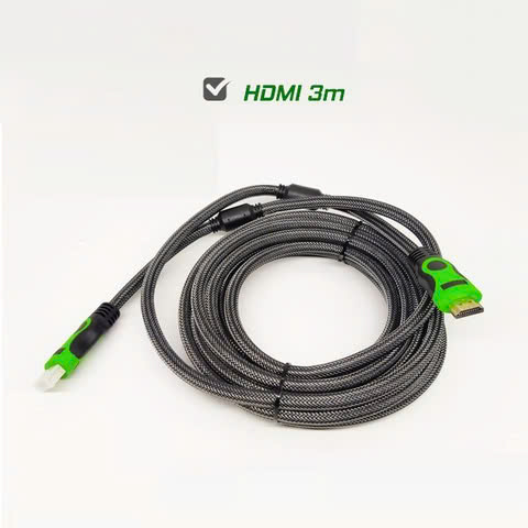 Cáp HDMI 2 Đầu Dây Dài 3M Cao Cấp