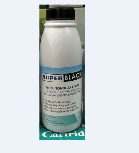 Mực chai HP 12A/49A/05A - Mitsu (140g) - ComBo 5 chai