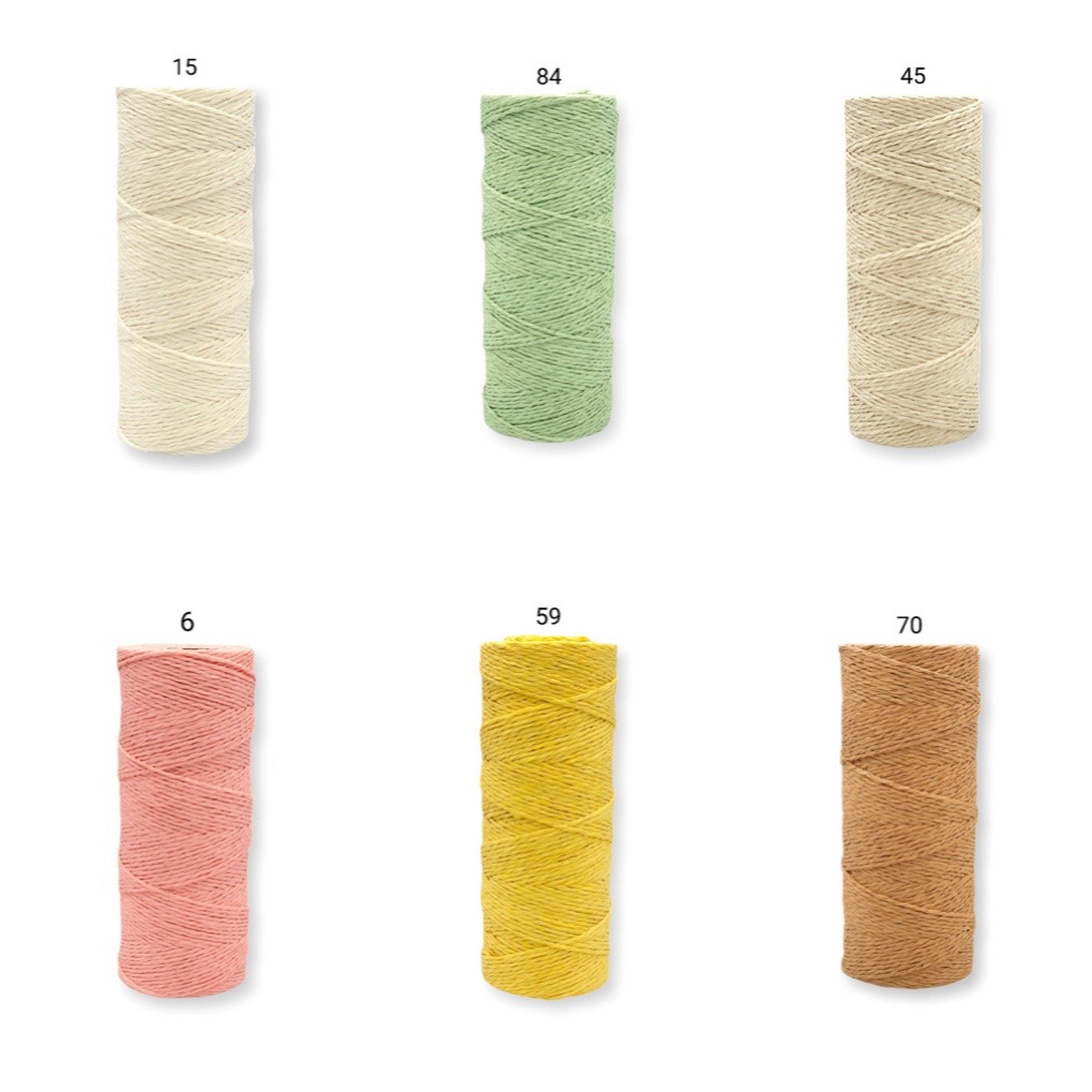 Sợi cói giấy cuộn 100g ( bảng màu 2)