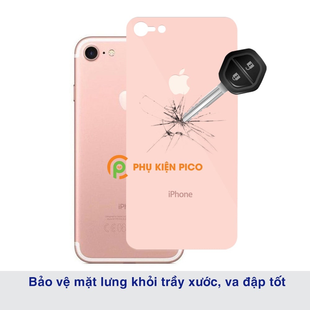 Cường lực lưng Iphone 7 / Iphone 8 nhiều màu độ cứng 9H dán full mặt lưng