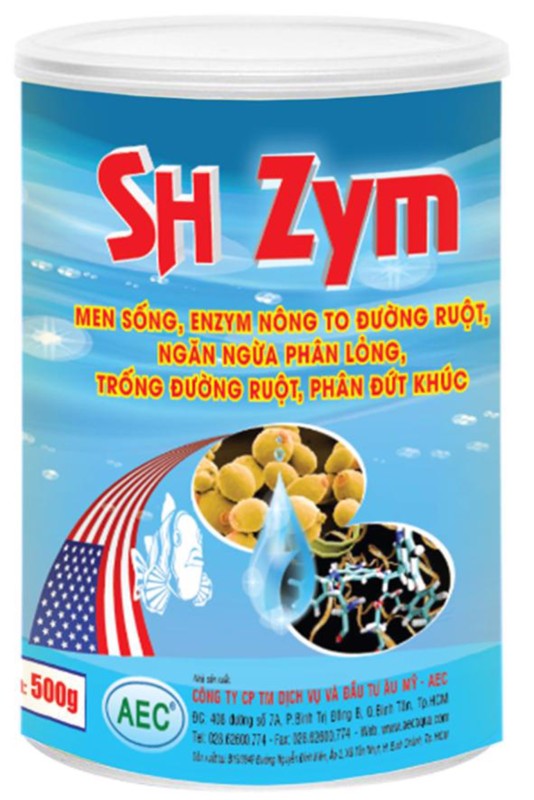 Sh Zym - Men tiêu hóa giúp tôm hấp thu dinh dưỡng| Âu Mỹ AEC