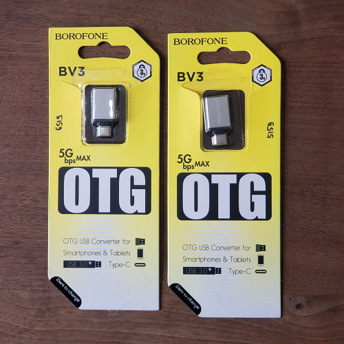 Đầu Chuyển OTG USB-A Sang Type-C BOROFONE BV3