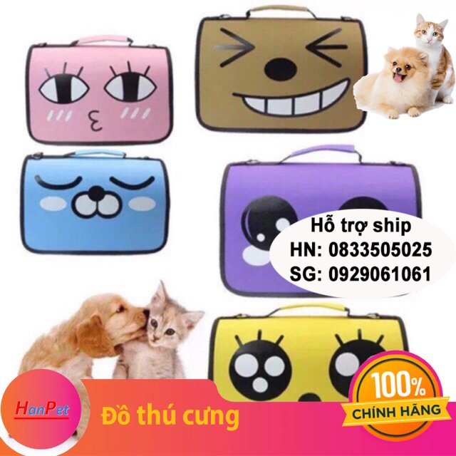 Hanpet - Túi Vận chuyển chó mèo, loại túi cảm xúc cho thú cưng dưới 7kg