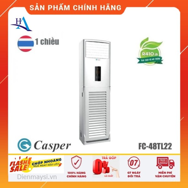 [HCM]Máy lạnh tủ đứng Casper 5 Hp FC-48TL22 (Miễn phí giao tại HCM-ngoài tỉnh liên hệ shop)