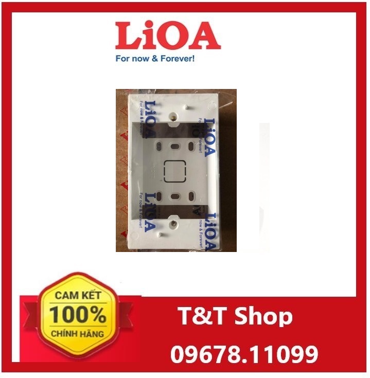 Đế nổi chữ nhật Lioa ( 5 cái)