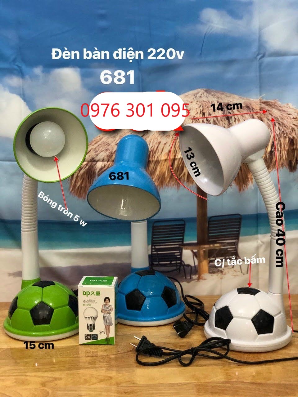 Đèn bàn học đuôi e27