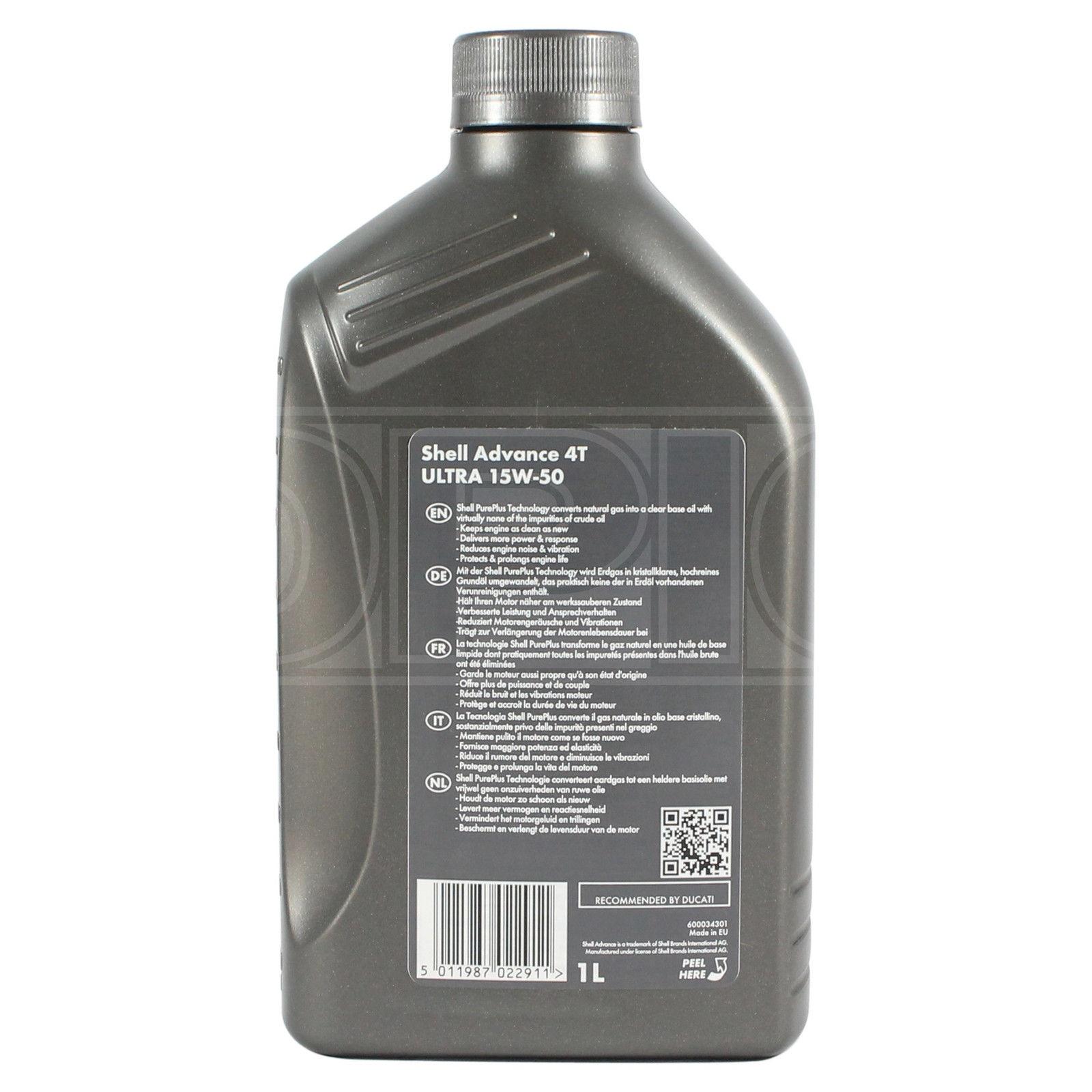 [HCM]SHELL ADVANCE ULTRA 15W50 1L NHỚT XE SỐ
