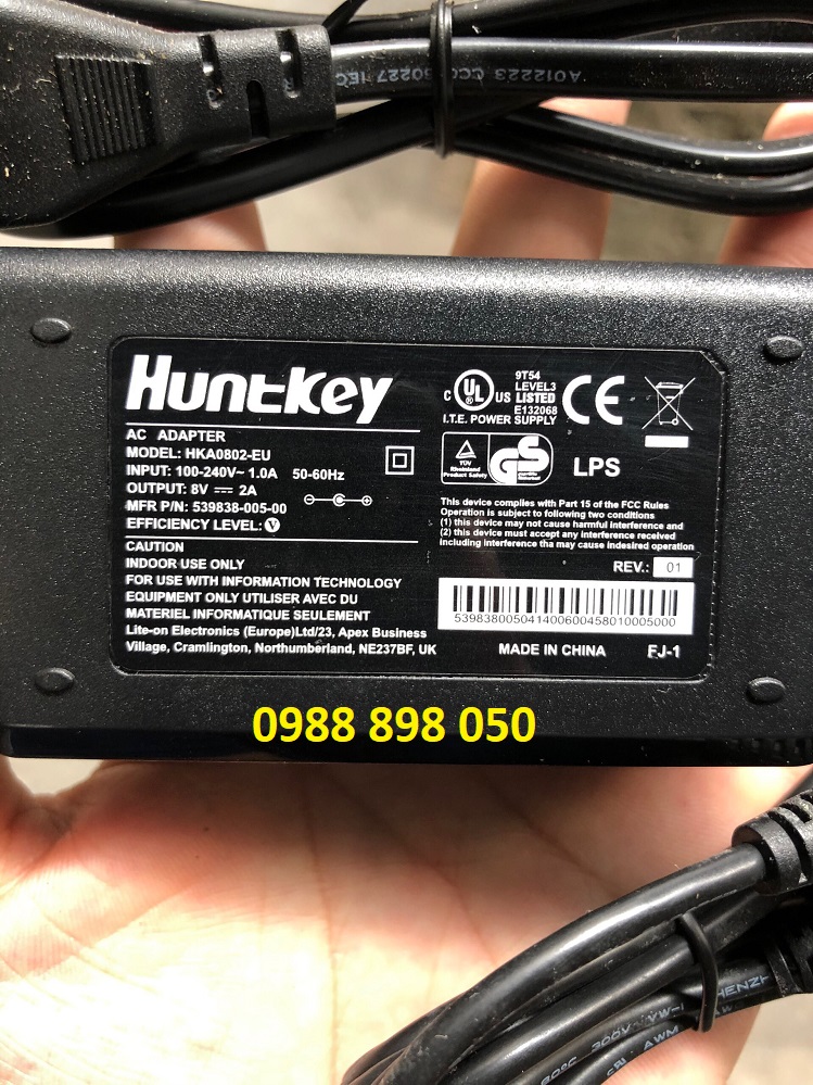 Adapter DC 8v 2a huntkey