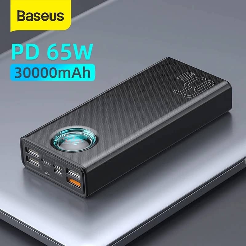 □  Sạc dự phòng Baseus 65W PD 30000mah sạc nhanh dùng cho smatphone/ipad....Chính hãng