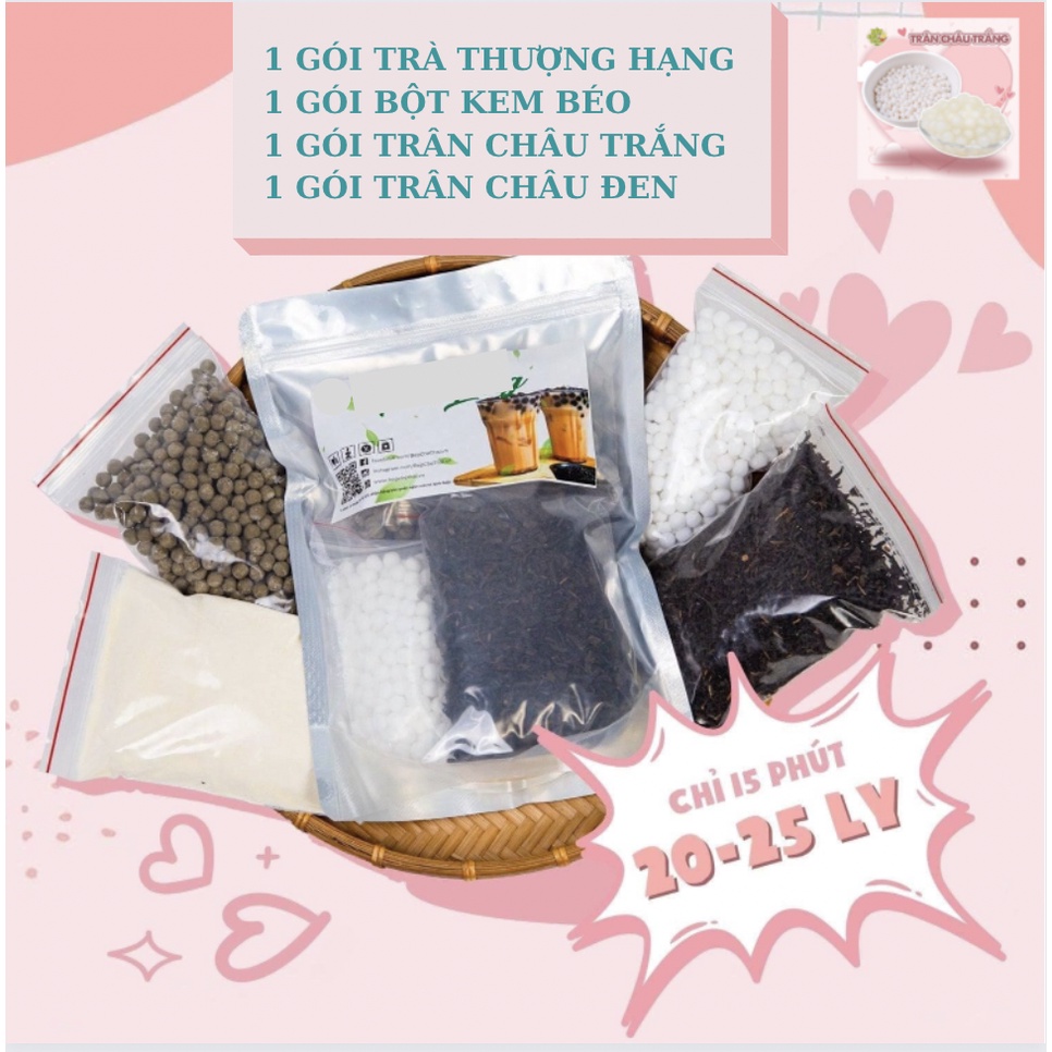 Set Nguyên Liệu Trà Sữa Phúc Long