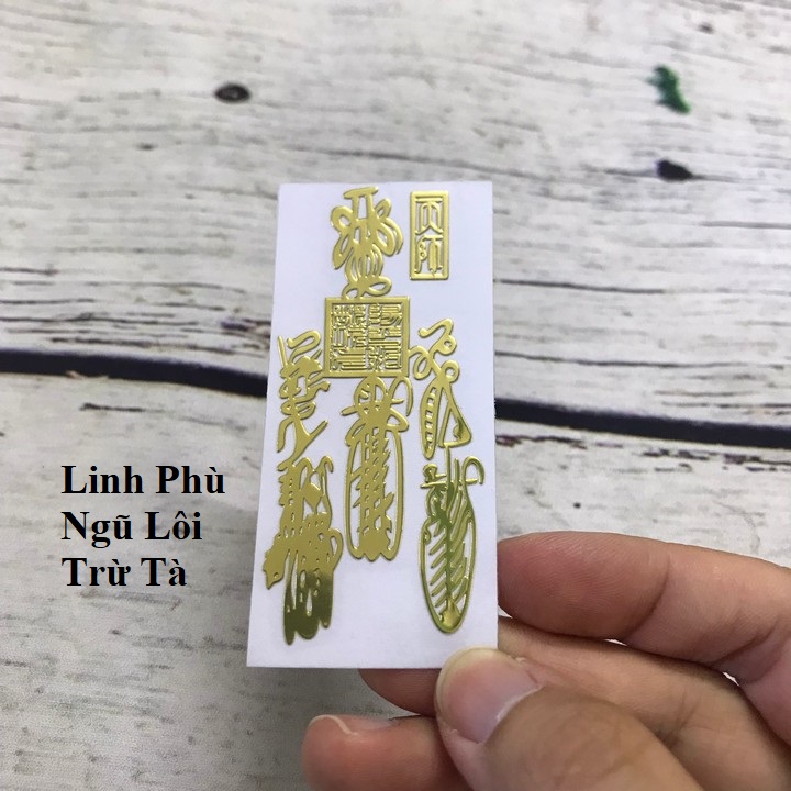 [HCM]Linh Phù Ngũ Lôi dán bàn thờ ông địa hay vị trí làm việc gối đầu giường TMT Collection- SP005346