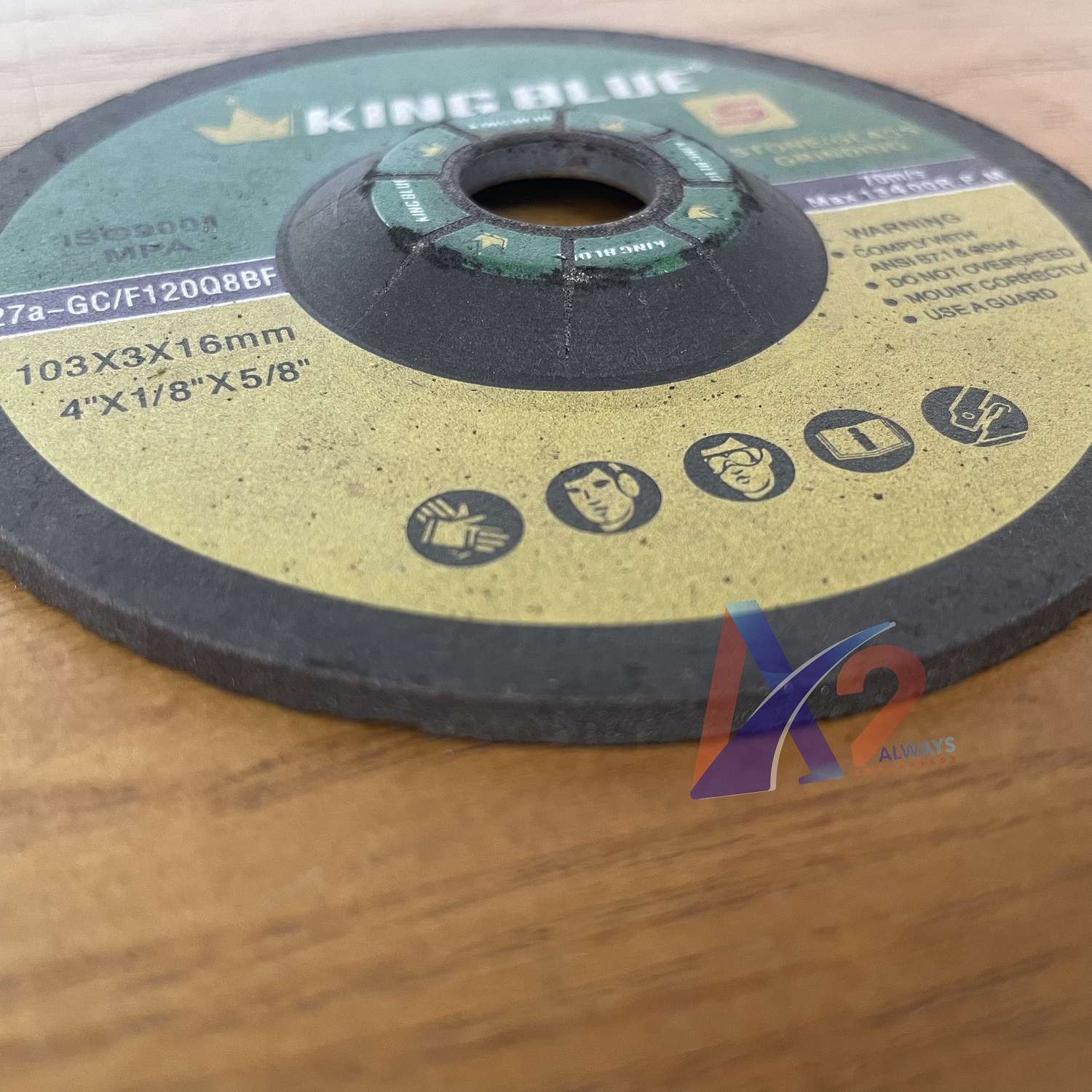 Đá mài đá hoa cương D100 KingBlue (vẩy cá GC120)