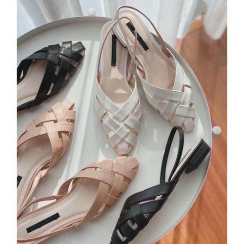GIÀY SANDAL BỆT MŨI NHỌN DA QUAI ĐAN SD-0300