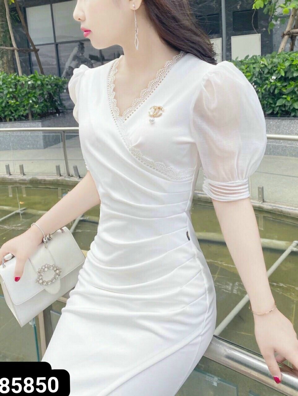 ĐẦM UMI BODY TRẮNG SANG TRỌNG , TÔN DÁNG , THỜI TRANG CHO QUÝ CÔ NƯƠNG / ĐẲNG CẤP CỦA ĐẲNG CẤP DOREMON
