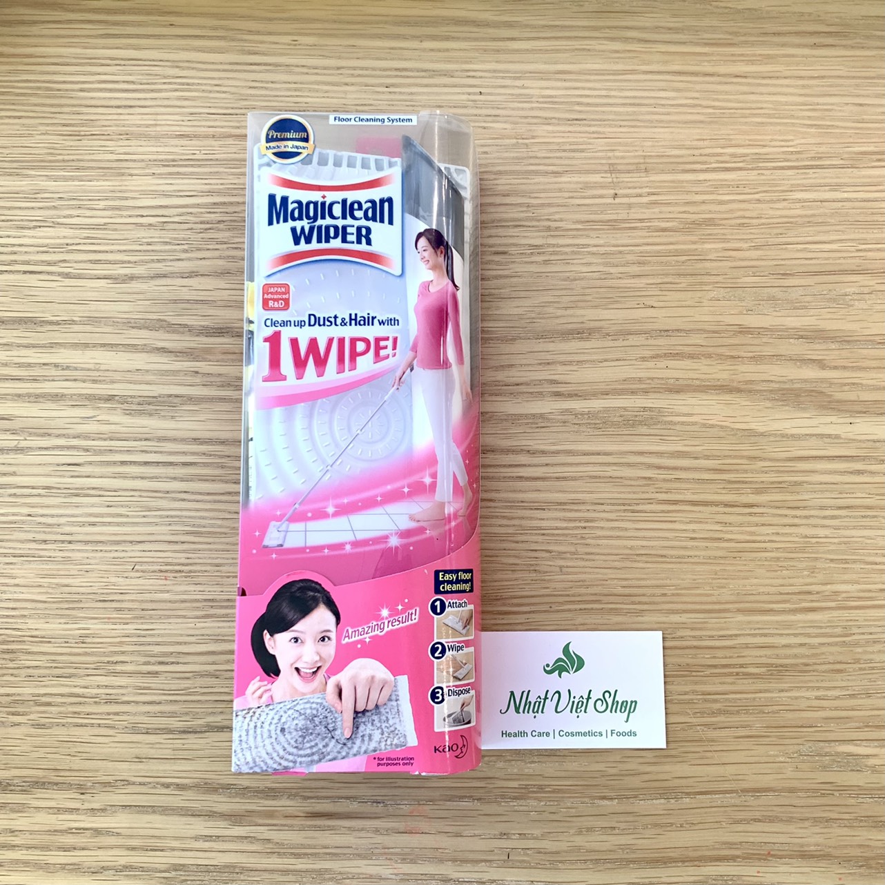 BỘ LAU SÀN MAGICLEAN WIPER WIPE & MOP (Cây & Giẻ Lau Sàn)