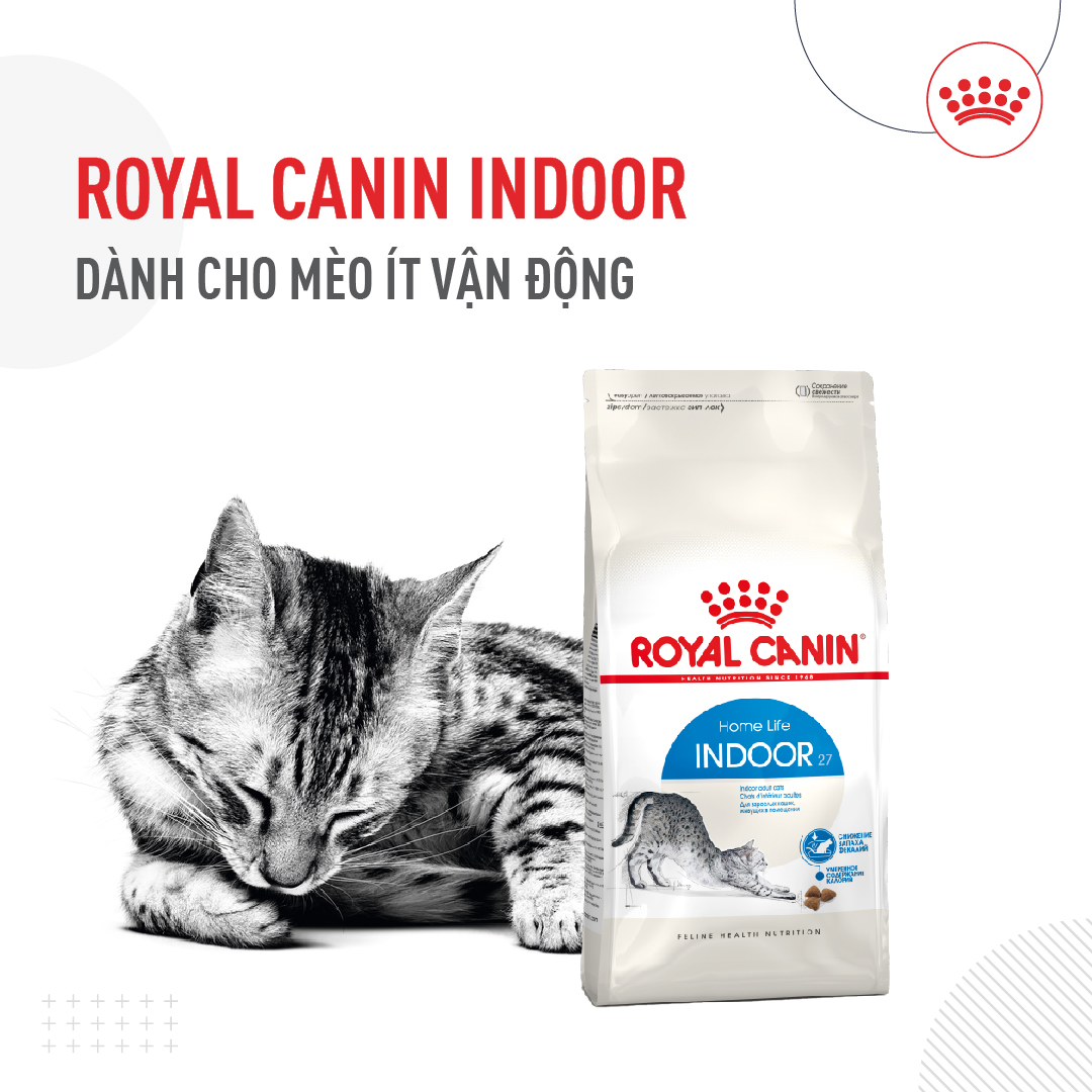 [giao2h petto house gò vấp] thức ăn cho mèo trưởng thành Royal Canin indoor 10kg hạt khô sản xuất tại pháp cho mèo trên 12 tháng tuổi