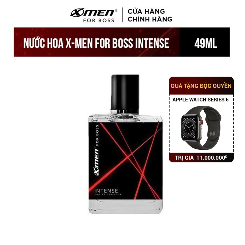 Nước hoa EDT X-Men for Boss Intense - Mùi hương trầm đầy nội lực 49ml