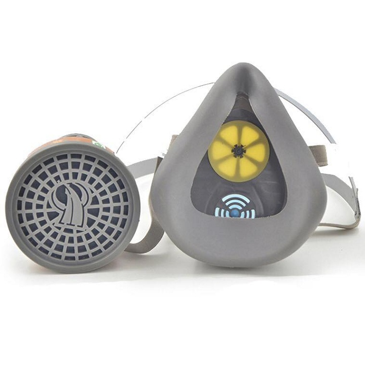 Mặt nạ phòng độc, hóa chất chất liệu silicone mềm