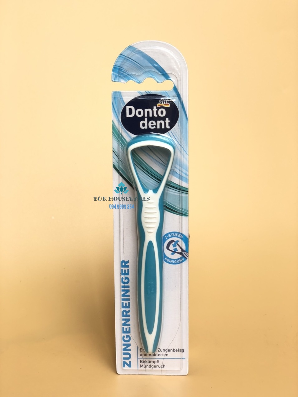 [HCM]Dụng cụ Cạo lưỡi Dontodent - Hàng Đức ( giao màu ngẫu nhiên)