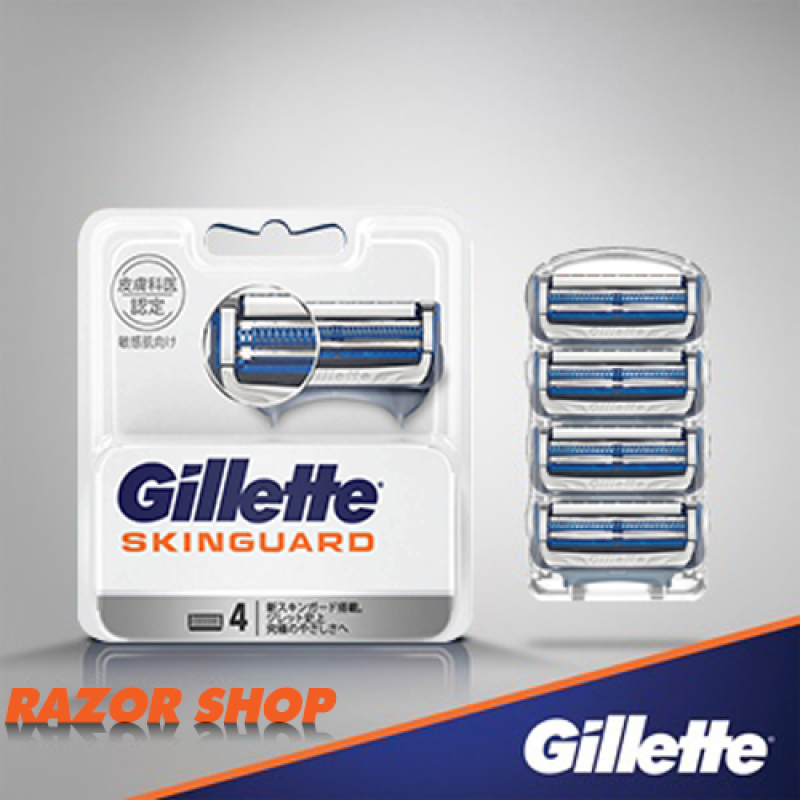 Gillette lưỡi dao thay thế Gillette Skinguard Nhật Bản (vỉ 04 đầu lưỡi)