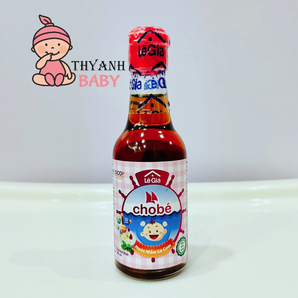Nước Mắm Cá Cơm Lê Gia Cho Bé Ăn Dặm
