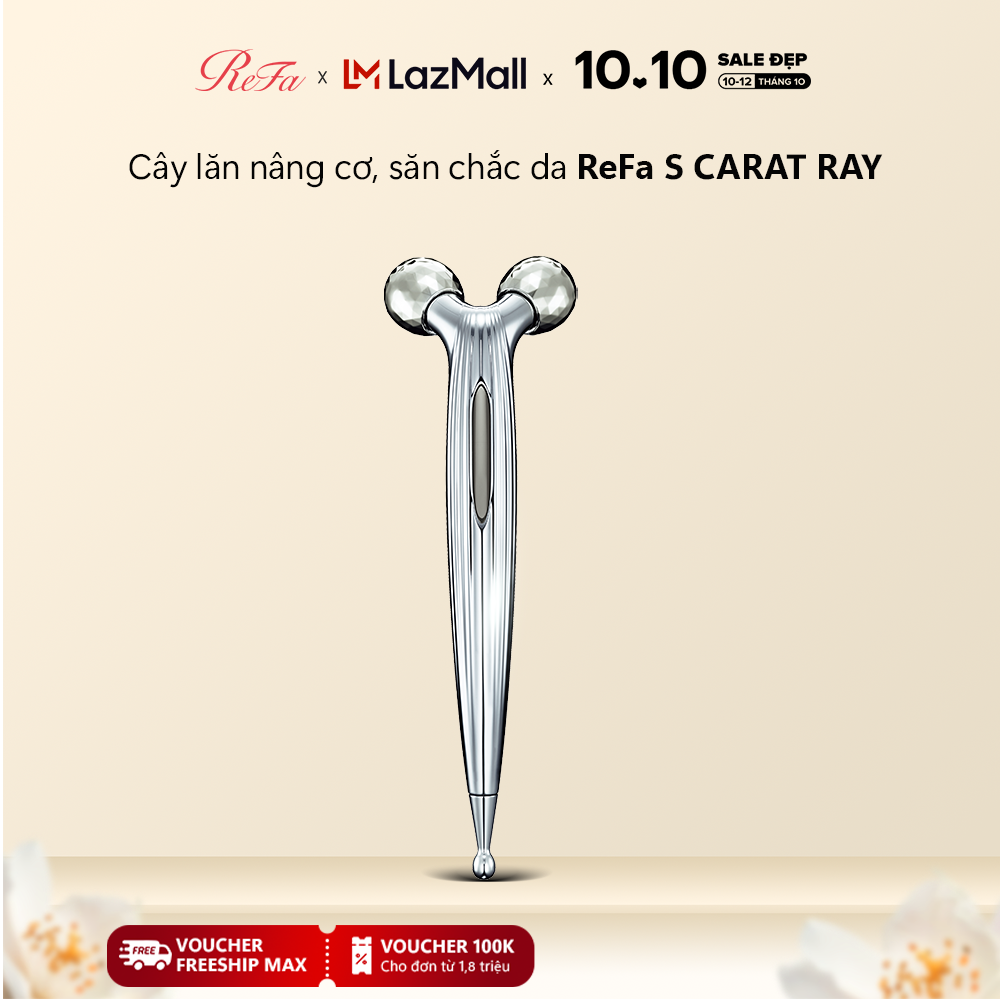 ReFa S CARAT RAY - Cây lăn nâng cơ, săn chắc da