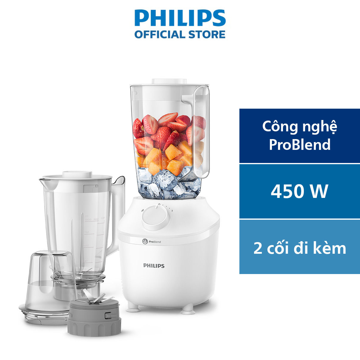 [Hàng Tặng Không Bán] Máy Xay Sinh Tố Philips HR2041/50