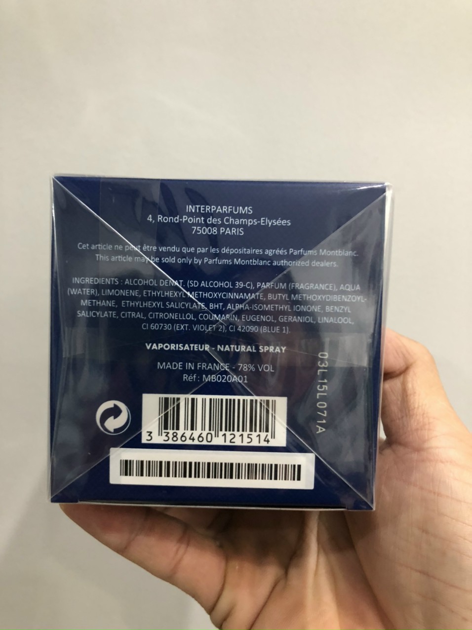 Nước hoa mont blanc explorer ultra blue edp 100ml