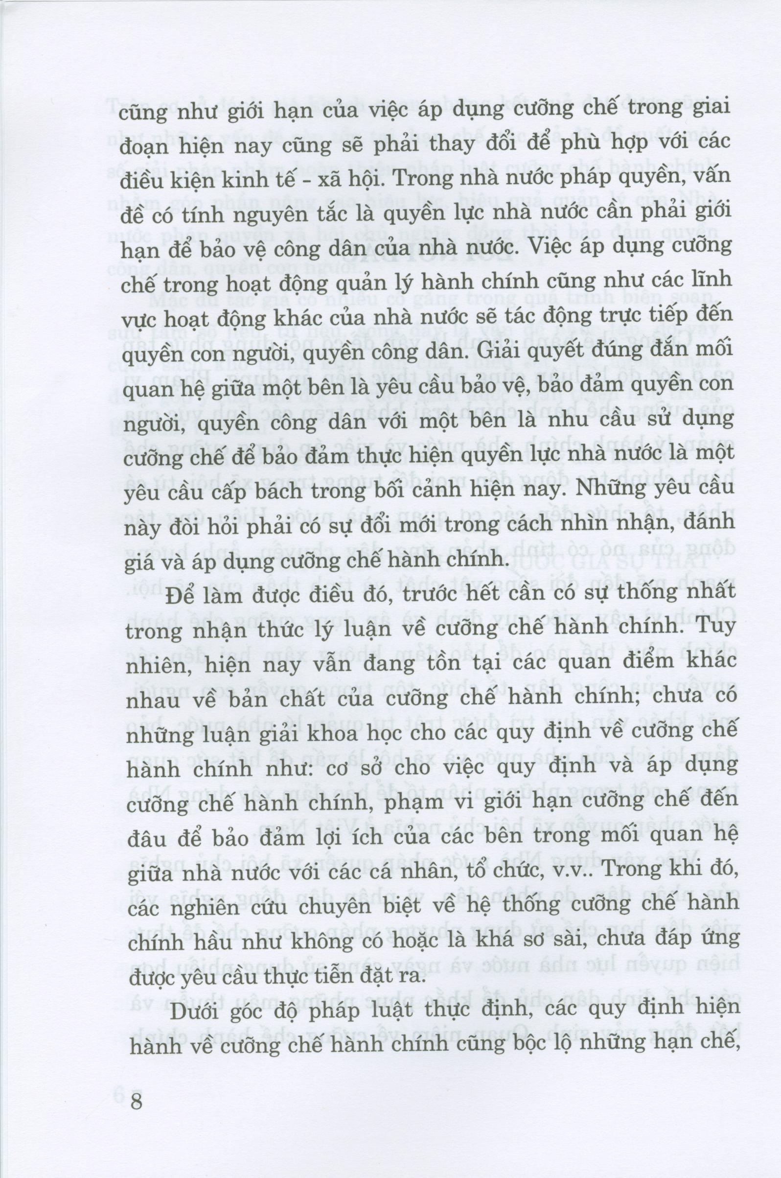 Cưỡng Chế Hành Chính Lý Luận Và Thực Tiễn