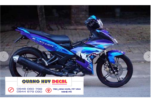 Tem trùm exciter 150 cá mập xanh tím đẹp, Tem trùm exciter150, tem exciter 150, team trùm exciter 150, tem xe exciter 150, team trùm ex 150, team xe exciter 150 cá mập xanh tím đẹp