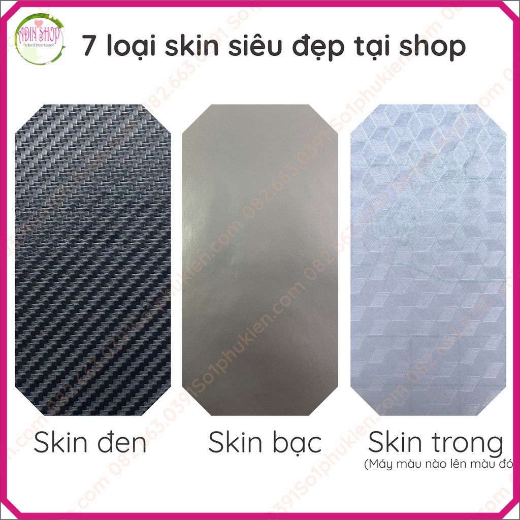 Miếng dán mặt lưng skin carbon Xiaomi Mi 6
