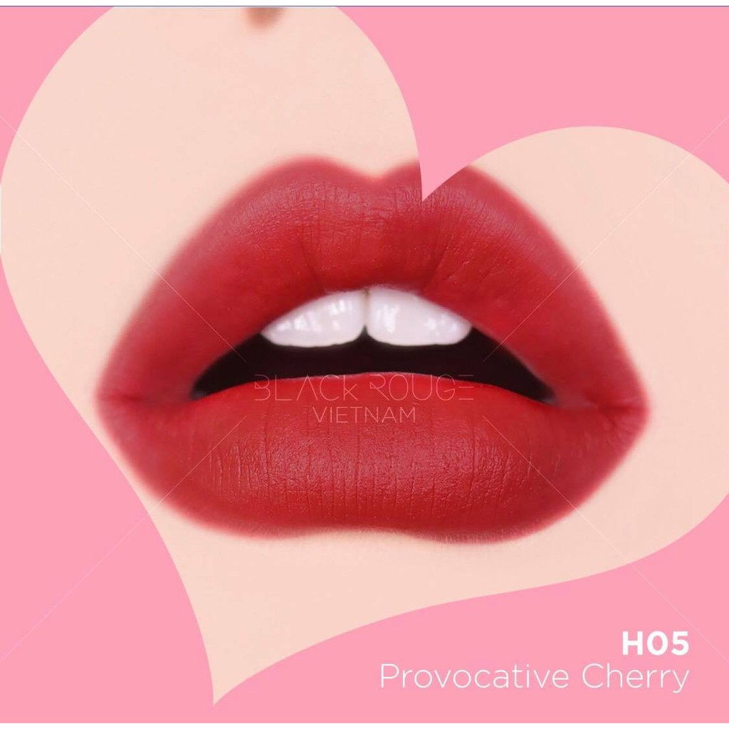 [HCM]Son Tint Black Rouge Color Lock Heart Tint
