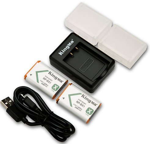 Bộ 2 pin 1 sạc đôi Kingma cho Sony NP-BX1