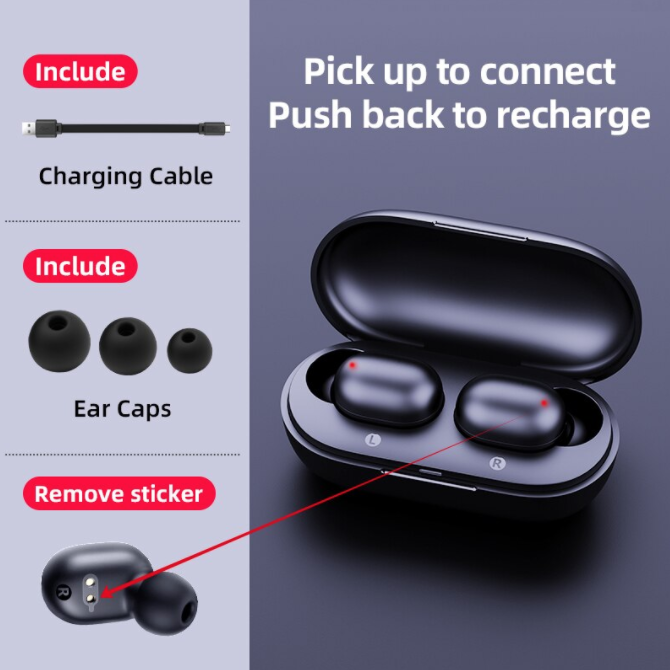 [HCM]Tai Nghe True Wireless HAYLOU GT1 Plus