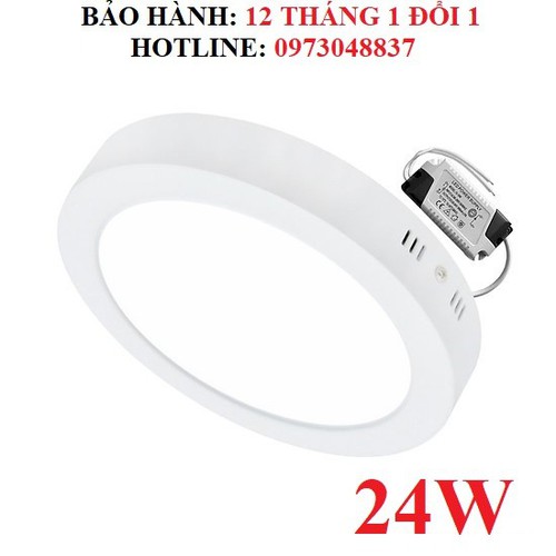 Đèn ốp trần nổi 24w tròn - Đèn ốp Trần LED