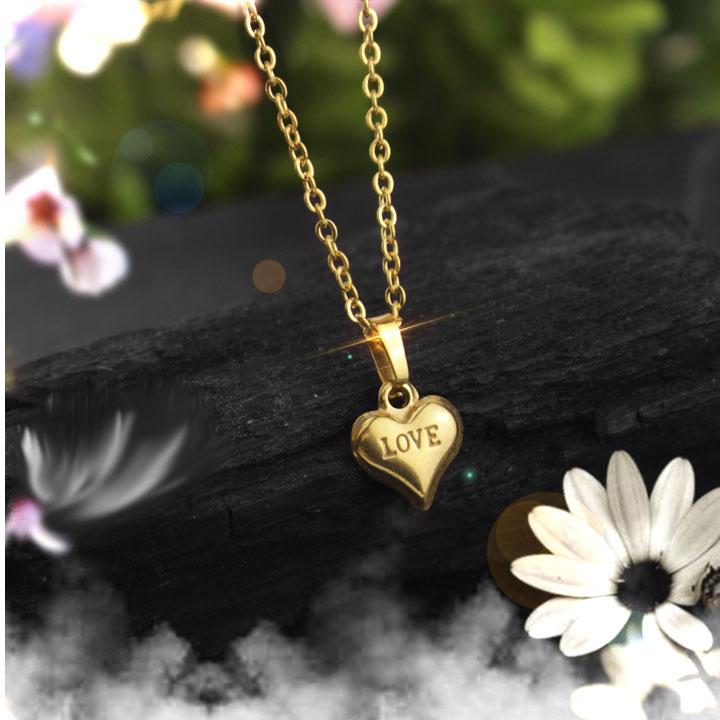 Dây chuyền nữ Titan mạ vàng 18k không đen không gỉ xài nước tốt - Ngừ Đẹp Vì Lụa