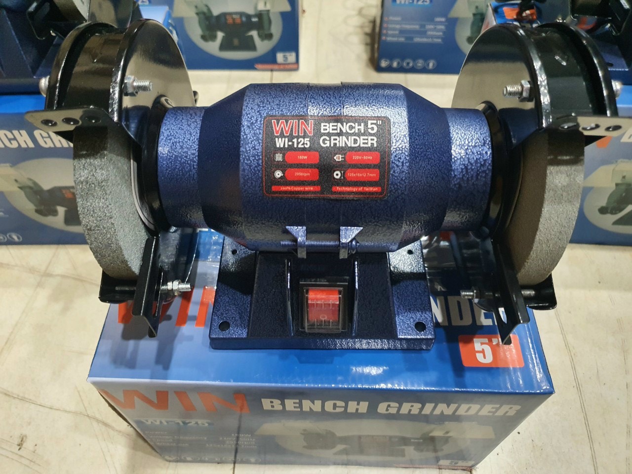 Máy mài hai đá WI-150 6" Bench Grinder
