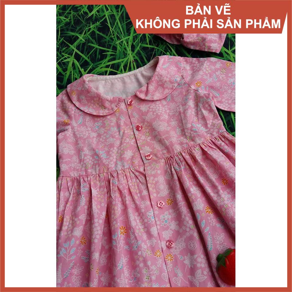 Rập đầm cổ sen R366 - giấy A0 (Bản vẽ) (BẢN VẼ)