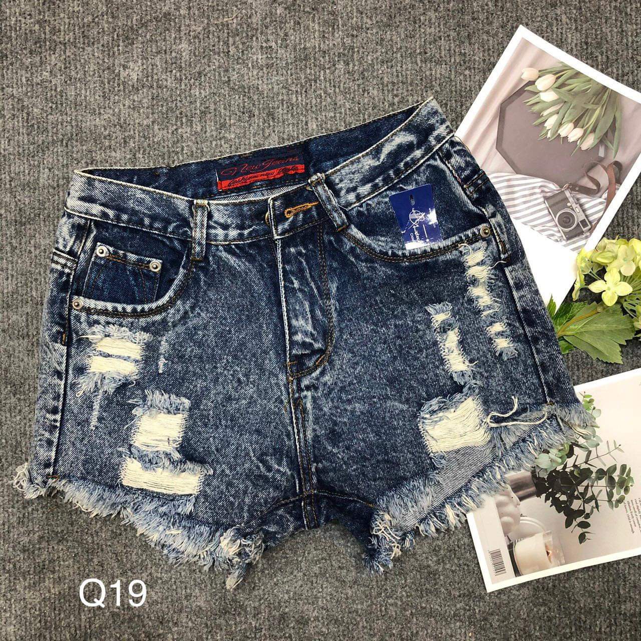 [Hoàn tiền 6%] Quần jeans đùi/ sort ngắn cho bé gái 30-40kg