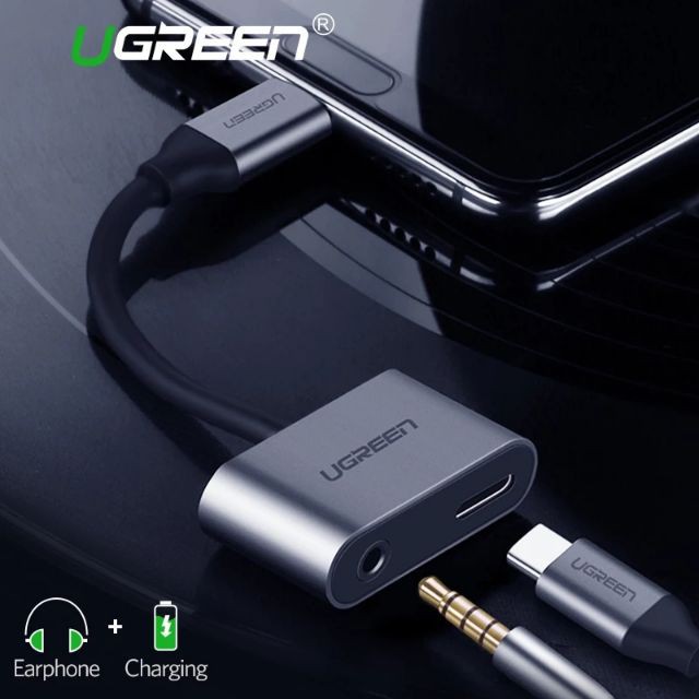 Cáp Chuyển Usb Type C To Audio 3.5Mm Ugreen 50596 - Usb-C To Audio
