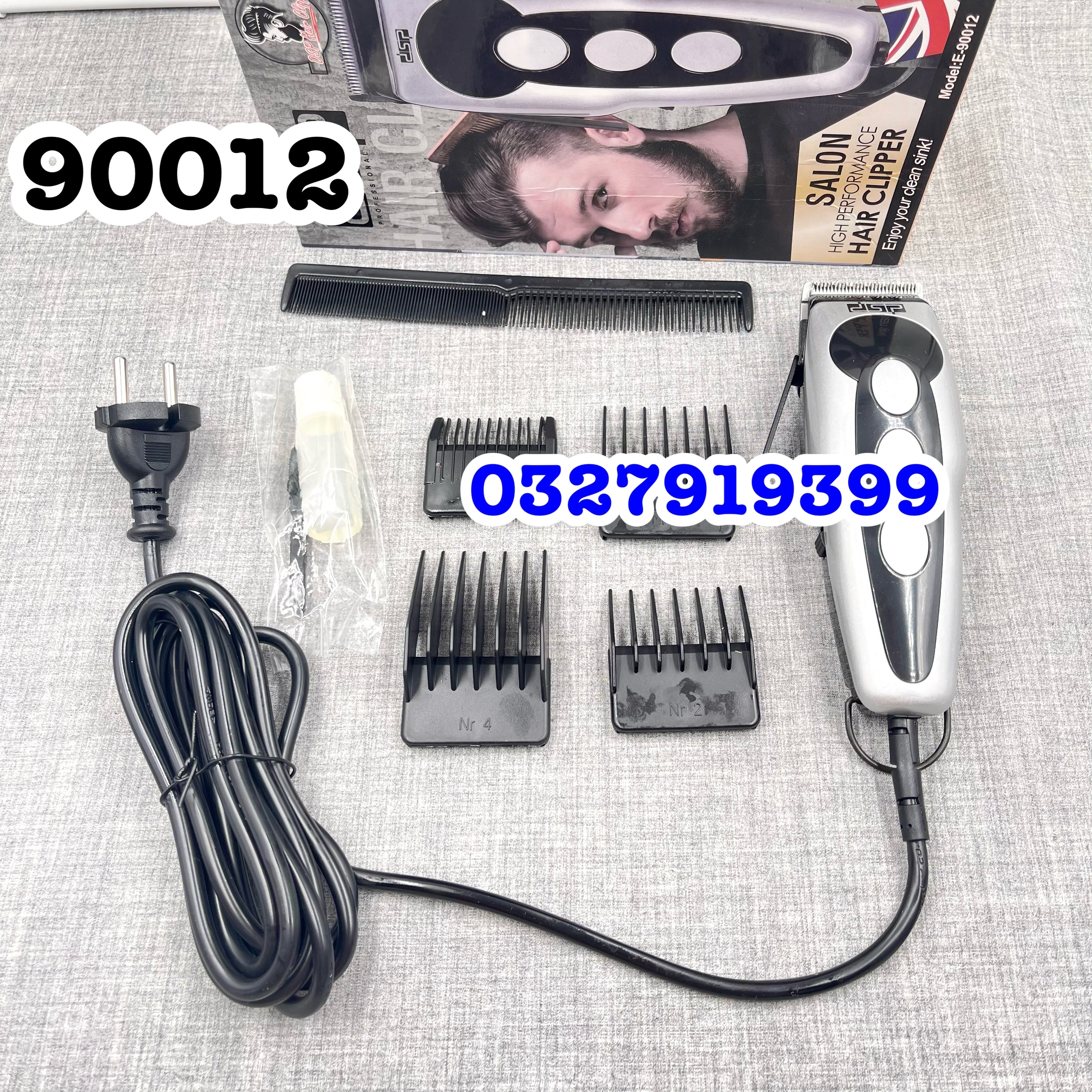 Tông đơ cắm điện cao cấp 90012 - lưỡi sắc bén