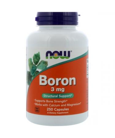 BORON Now Foods Boron 3MGChắc Khỏe Xương Tăng Lượng Free Testosterone