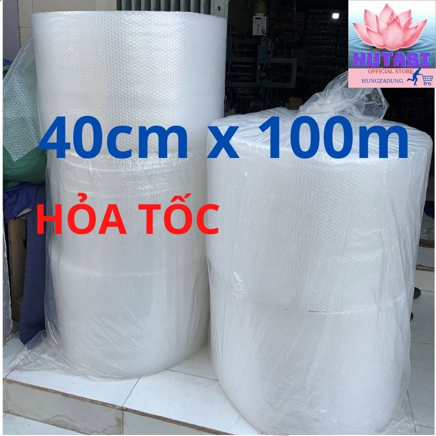 40cm x 10m  Xốp Hơi Chống Sốc, Bọc Hàng Chống Sốc, Xốp, Màng Xốp Khí, Xốp Nổ Gói Hàng Loại Dày, Kích Thước Đa Dạng