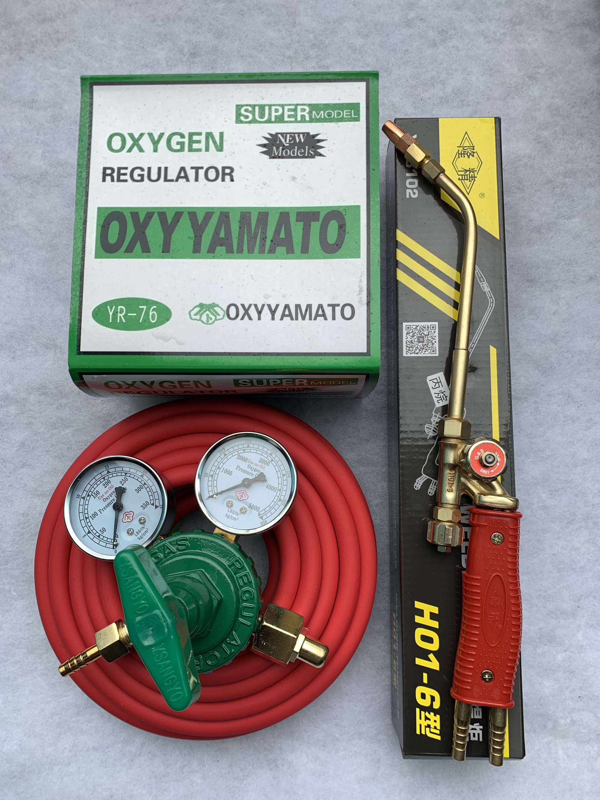 Bộ hàn Gió đá : Đồng hồ Oxy + Mỏ hàn + 5M dây hàn