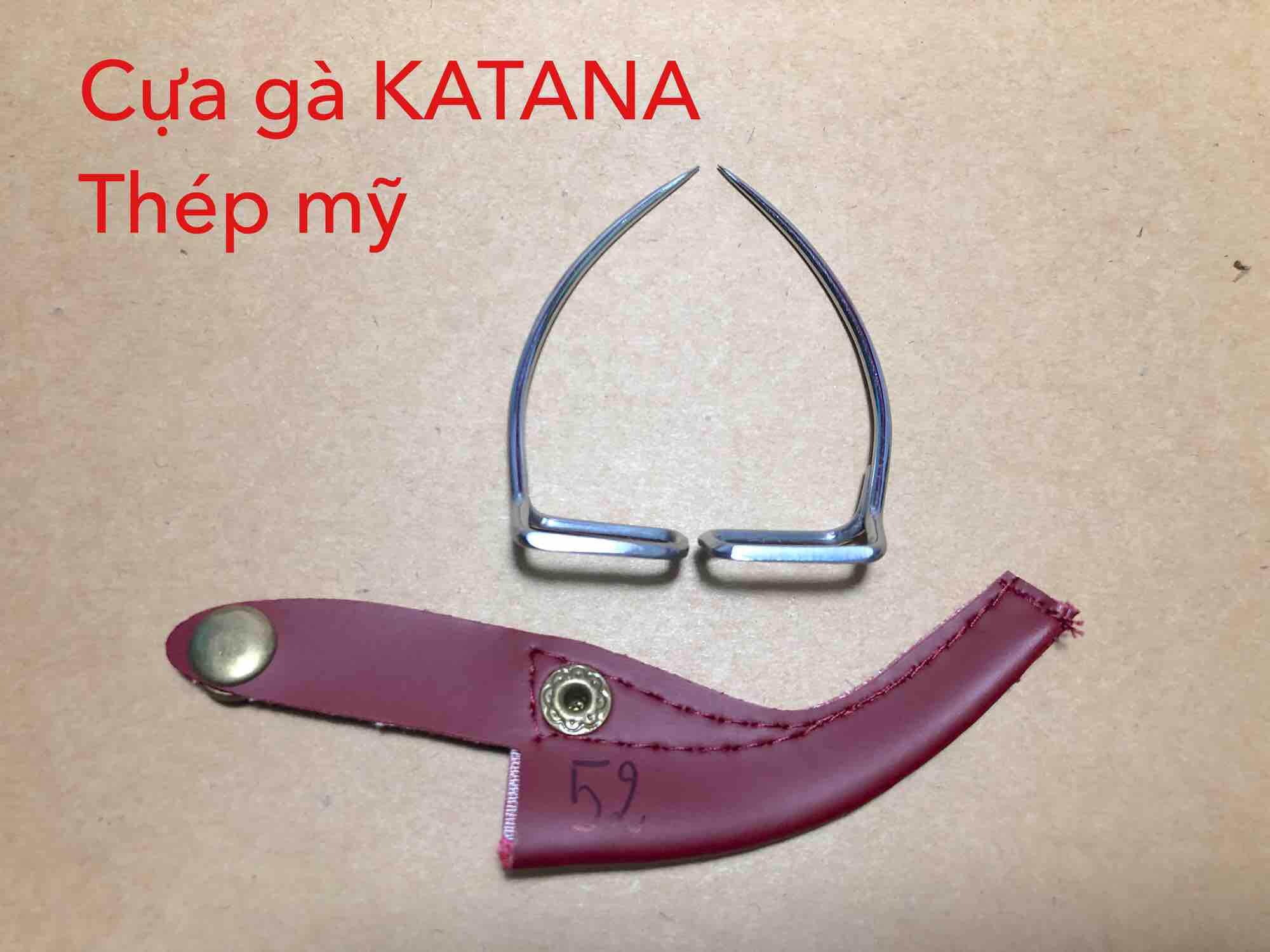 [HCM]Cựa gà tre 52 thép mỹ