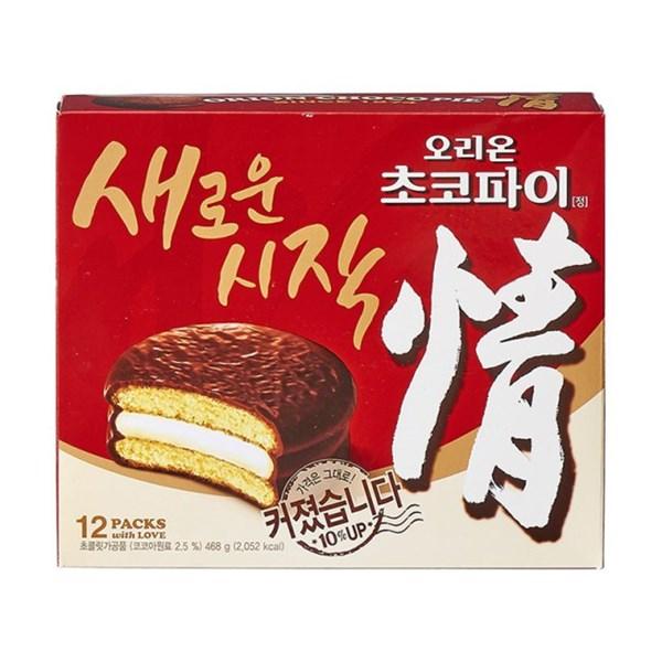 Bánh Choco Pie Orion 12 Pack 468g / 오리온) 초코파이 468g (12개입)