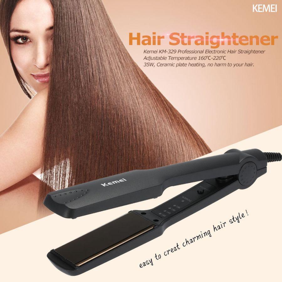 Máy Ép Tóc Kemei-Máy Tạo Kiểu Tóc Đa Năng Cao Cấp
